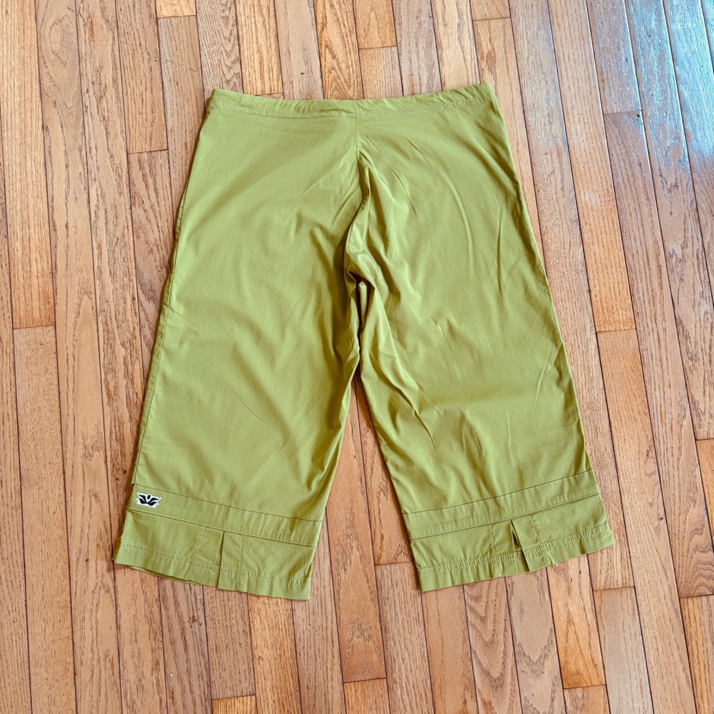 Be Present Yoga Mobility Pants Embroidered Capri XL Lotus Boho
